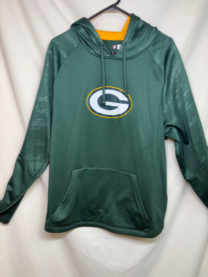 Men's Green Bay Packers Majestic ThermaBase Green Performance Hoodie