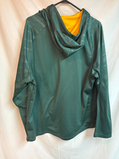 Men's Green Bay Packers Majestic ThermaBase Green Performance Hoodie