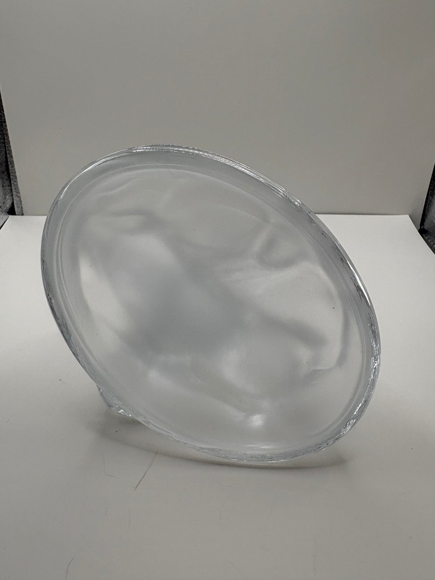 Vintage Cristal d'Arques Owl Figure with a Frosted Glass Base