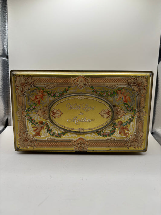 Antique Artstyle Chocolates "With Love to Mother" Metal Tin