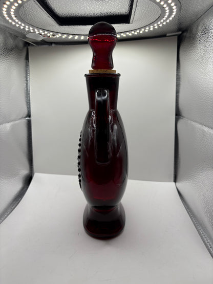 Vintage Ruby Red Wheatonware Decanter