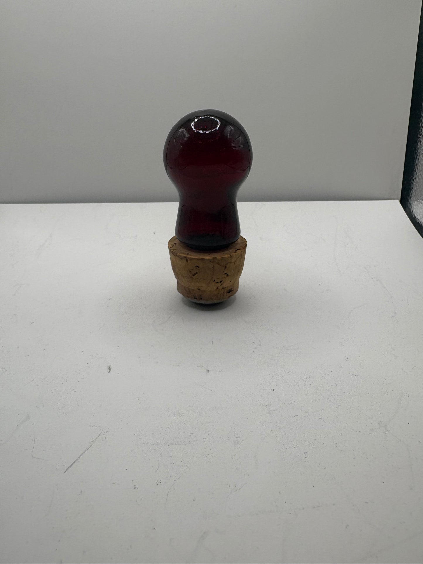 Vintage Ruby Red Wheatonware Decanter
