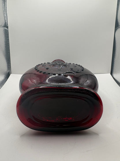 Vintage Ruby Red Wheatonware Decanter