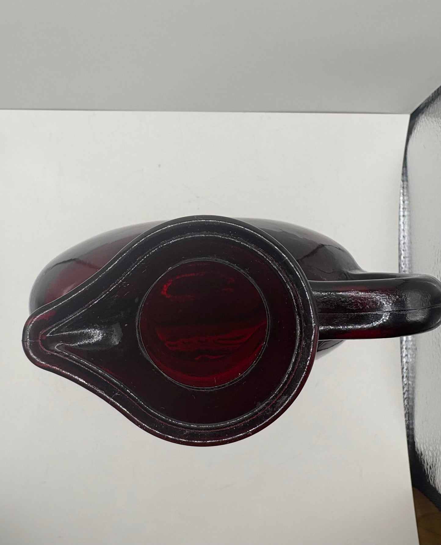 Vintage Ruby Red Wheatonware Decanter