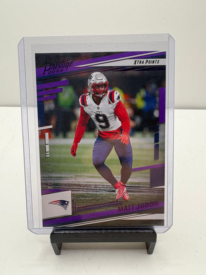 2022 Prestige Xtra Points Matt Judon 076/199 Football Card
