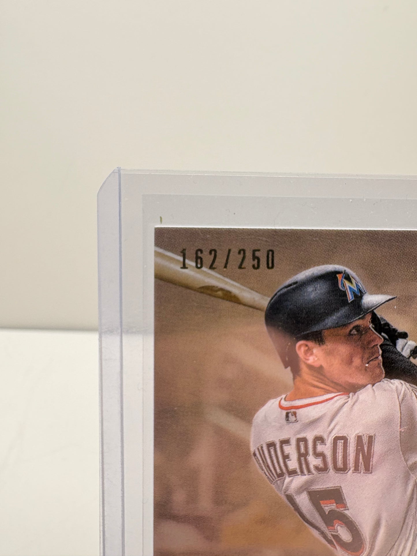 2019 Topps Tier One Brian Anderson Autograph Baseball Card 162/250