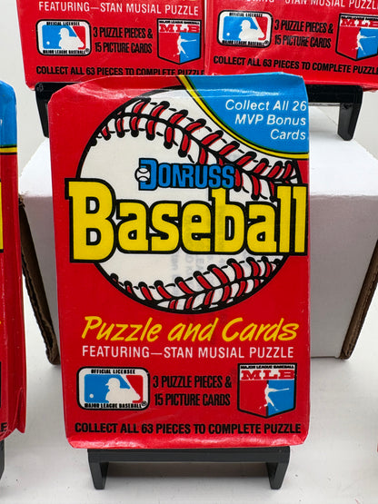 Lot of 5 1988 Donruss Baseball Puzzle & Card Packs