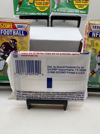 Lot of 5 1990 Score Series 2 NFL Football Card Packs