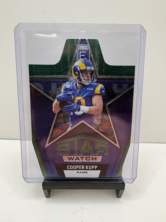 2022 Panini Donruss Cooper Kupp Elite Star Watch Football Card